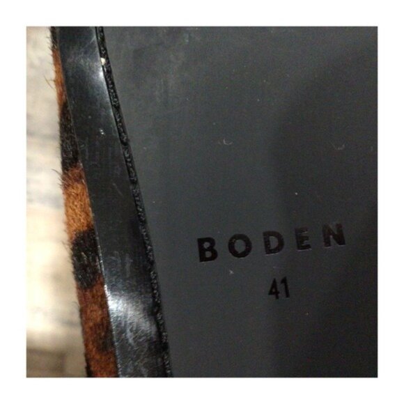 Boden Animal Print Mary Jane Flats - Picture 11 of 12